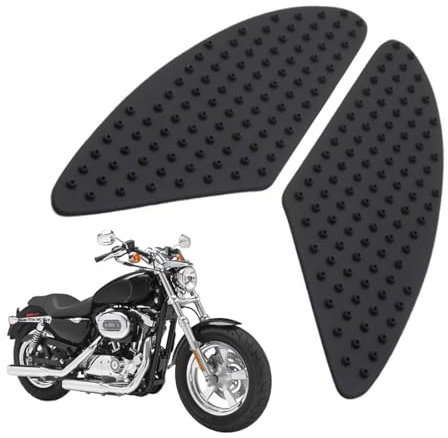 WeddHuis Adesivo Serbatoio Moto in Gomma Antiscivolo, Adesivo di Protezione in Gomma del Serbatoio Della Moto, Universale, antiscivolo, adesivo moto