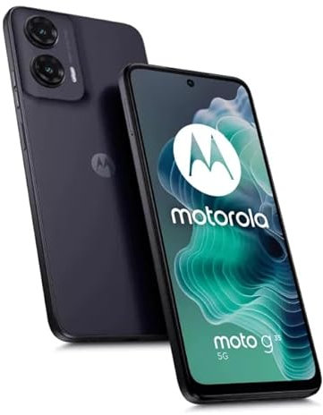 motorola G35 - Celular 256 GB Memoria, 8GB de RAM, Cámara 50MP, POLED 6.7 Pulgadas, Celular Desbloqueado, 1 Año de Garantía (Negro)