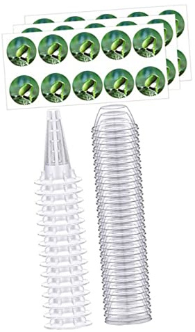 VICASKY Windowsill Propagator Herb Growing Kit Indoors Hydroponic Gardening Systems Starter Pots for Planting Micro Growing Container Humidity Dome