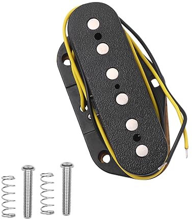 GOOHOCHY 2Pièces Micro Double Humbucker pour Guitare Électrique Tl Lot de Noir Puissant et Facile à Installer