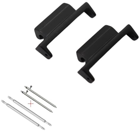 GVGMTAEAVZ Quick Release Watch Band Switch Spring Bars Strap Link Pin Connector Fit for Casio G-Shock GA2100 GA-2100 Refit Adapter Stainless Watch Clasp(Black)