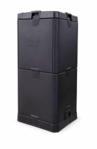 Aerobin Composteur Thermique – Compost Mûr en 3 Mois – Composteur sans Odeur pour Déchets de Cuisine et de Jardin – Système de Compostage Écologique d’Extérieur omposter (Black)