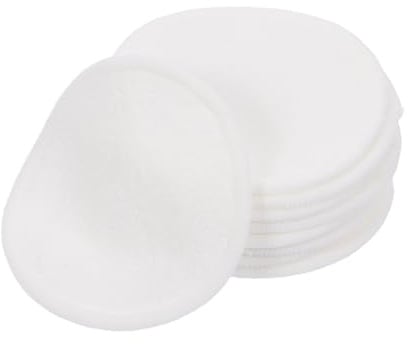 Baluue Wiederverwendbare Nachhaltig Baumwoll Weich Sanft 8cm Watepads Reisegröße 10 Stück für Gesicht Reinigung Make Up Entferner Pads