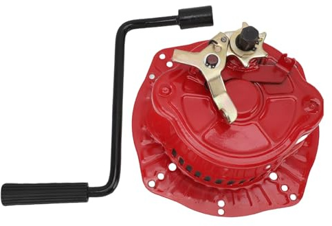 Vvikizy Avviamento a Manovella di Ricambio Durevole per 170F 173F 178F 186F 188F 192F 195F per Generatori, Mini Motozappe, Tosaerba, Spazzaneve in Metallo 9,1 X 5 Pollici per Macchine da Giardino