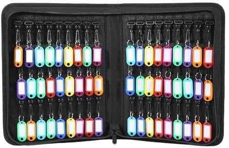 Key Organizer - Boîtier de stockage étanche et Fireproof, 54 positions Keys Binder with Handle | Durable Key Management System for Bankers, Hôtels, Executives, Landlords, Property Managers, Estate