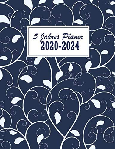 5 Jahres Planer 2020-2024: Wochenplaner und Terminkalender seit 5 Jahren | 1 Woche auf 2 Seiten | Arbeitskalender, Taschenkalender und Wochenplaner | Terminplaner 2020-2024 mit Hochglanz Softcover