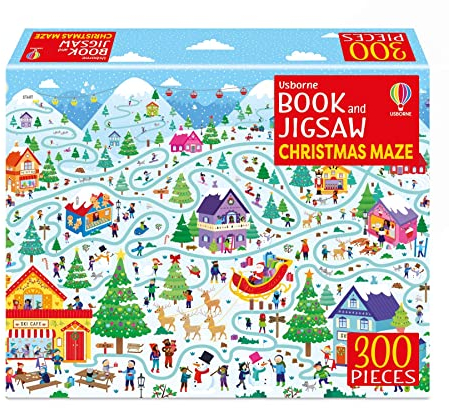 Usborne Book and Jigsaw Christmas Maze