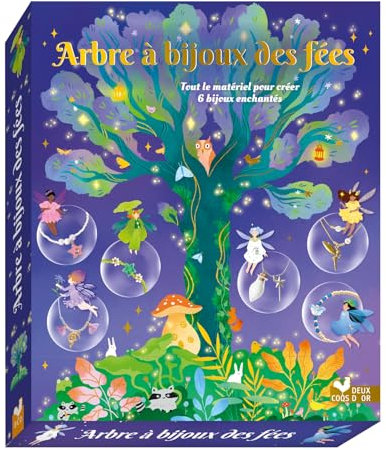 Arbre à bijoux des fées - coffret avec accessoires