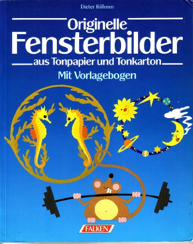 Originelle Fensterbilder aus Tonpapier und Tonkarton
