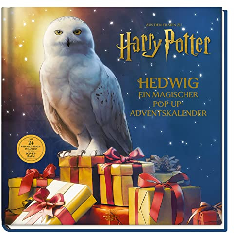 Aus den Filmen zu Harry Potter: Hedwig - ein magischer Pop-up Adventskalender: Adventskalender mit 24 Weihnachtsbaumanhängern und einem Pop-up-Baum