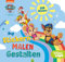 PAW Patrol Stickern, Malen, Gestalten: Malbuch mit 250 Stickern I Für Kinder ab 3 Jahren
