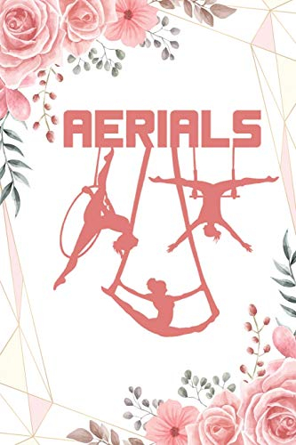 Aerials:: Notebook Aerialist Practice Writing Diary Ruled Lined Pages Book 120 Pages 6 x 9 Gift for aerial silk aerial hoop