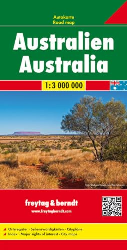 Australia f&b (+r): Wegenkaart 1:3 000 000