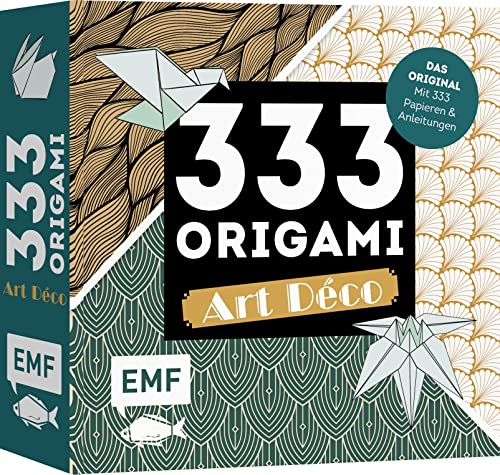 333 Origami – Art Déco: Das Original – Mit Anleitungen und 333 Papieren im Look der Golden 20s