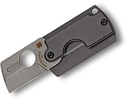 Spyderco Dog Tag Folder Gen4 Taschenmesser Grau, Klingenlänge: 3 cm, 01SP239
