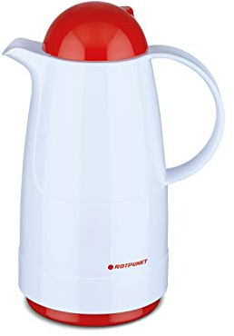 ROTPUNKT Isolierkanne 200 CHRISTINE 0,5 l | Zweifunktions-Drehverschluss | BPA Frei- gesundes trinken | Made in Germany | Warm+Kalthaltung | polar/electric cardinal