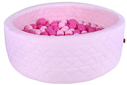 Knorrtoys 68193 - Bällebad soft - Cosy heart rose - 300 Bälle soft pink