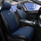 Menifomory Blaue Sitzbezüge Auto Sitzkissenbezüge Leder Universal Sitzbezüge 2/3 Überzogen 11PCS Fit Auto/Auto/Geländewagen (A-Dunkelblau)