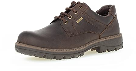 Pius Gabor Herren Businessschuhe,Schnürschuhe,Gore TEX,Extragrip,Latex Wechselfußbett,klassisch,elegant,Schnuerschuhe,Mocca,43 EU / 9 UK