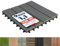 Floordirekt WPC Fliesen 30x30 cm, 1 Stück = 0,09m² Terrassenfliesen, Klickfliesen, Balkonfliesen in Holzoptik - Bodenbelag für Balkon & Terrasse - wetterfest mit Drainagefunktion | Classic Grau