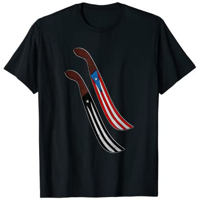 Puerto Rico Machete Flaggen | Boricua Pride T-Shirt