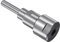 QUARKZMAN 8mm à 8mm Routeur Collet Rallonge Tige Convertisseur x 1 Pièce Carbone Acier Adaptateur pour Fraisage Fraise Queue Rallonges