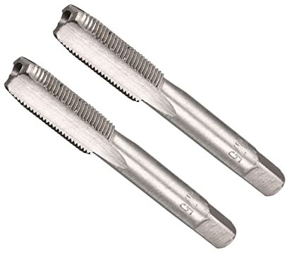 CoCud Hand Gewindeschneider M8 x 0.75 Gewinde Metrisch Legierung Werkzeug Stahl Schraube Abhören Konischer Wasserhahn - (Anwendung: für Machine Gewinde Reparatur) 1Paar