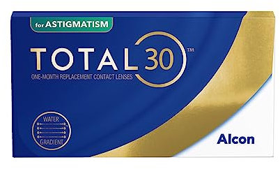TOTAL30 for Astigmatism, 3 Stück, BC 8.6 mm, DIA 14.5 mm, CYL 1,25, ACHSE 110, -00.00 Dioptrien