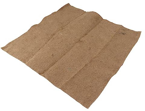 Couverture pour bac à vers, Tapis en Fibre de Jute, Fibre de Jute pour bac à Compost, Ferme à vers, lombricomposteur, gobelet à Compost, 60x60cm / 23.6x23.6in
