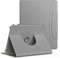 MoKo Custodia Universale per Tablet da 9-11 iPad/Samsung Galaxy/Lenovo/Fire HD, Cover Leggera in Pelle PU con Supporto a Rotazione di 360°, Tasca, Chiusura Magnetica, Grigio