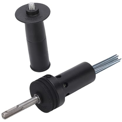 Annadue Elektrischer -Nadelentroster-Aufsatz, 2-Gruben-2-Schlitz-Schaft, Elektrischer -Nadelentroster-Adapter, Metallrost-, Schmutz- und Schweißstaubentferner