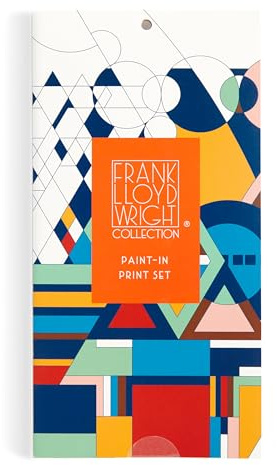 Frank Lloyd Wright Paint-In Print Set: Paint-In Postcard Set
