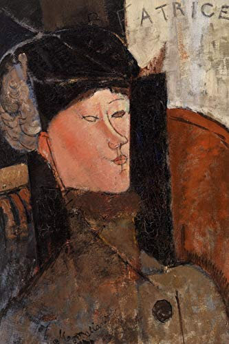Art Journal: Amedeo Modigliani - Beatrice - Art Cover College Ruled Notebook | 110 Pages