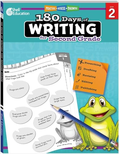 180 Days of Writing for Second Grade: Practice, Assess, Diagnose (180 Days of Practice)
