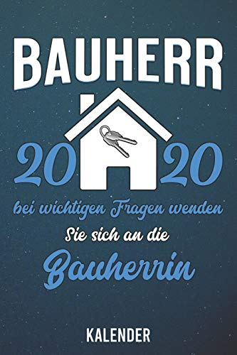 Kalender: 2020 A5 1 Woche 2 Seiten - 110 Seiten - Bauherr 2020