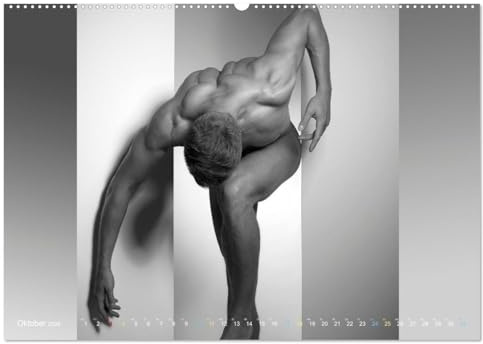 Männer... backview (hochwertiger Premium Wandkalender 2026 DIN A2 quer), Kunstdruck in Hochglanz: Künstlerische Aktfotografie mit männlichen Models. (CALVENDO Erotik)