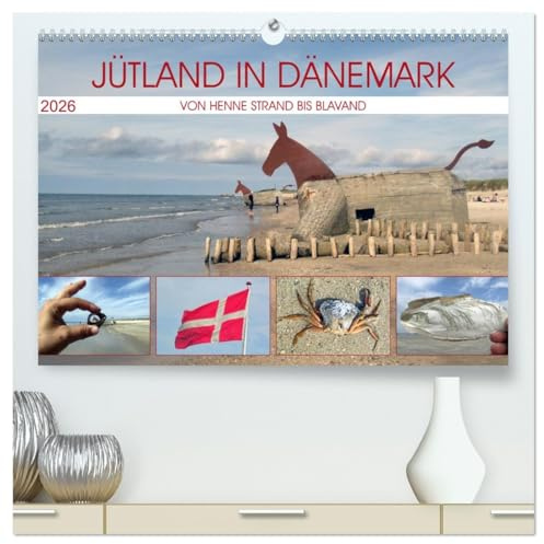 Jütland in Dänemark - Von Henne Strand bis Blavand (hochwertiger Premium Wandkalender 2026 DIN A2 quer), Kunstdruck in Hochglanz: Sehnsuchtsorte an Jütlands Westküste (CALVENDO Orte)