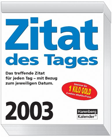 Zitat des Tages, Abreißkalender 2009