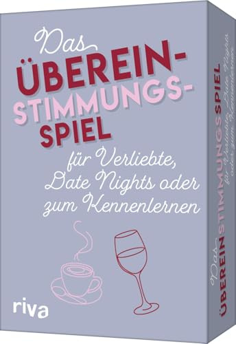 Das Übereinstimmungsspiel für Verliebte, Date Nights oder zum Kennenlernen: 64 Fragen für Singles, Dates, Pärchenabende oder Spieleabende. Geschenk zu Geburtstag, Valentinstag