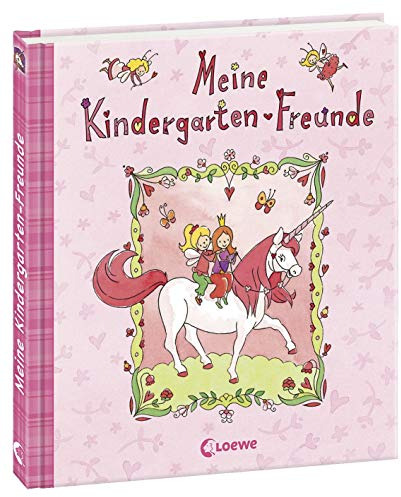 Meine Kindergarten-Freunde (Einhorn): Erinnerungsbuch, Freundealbum für Kinder ab 3 Jahre