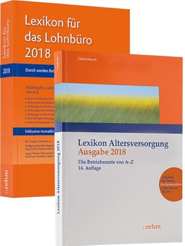 Buchpaket Lexikon für das Lohnbüro und Lexikon Altersversorgung 2018