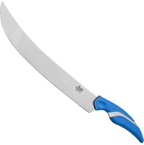 Cuda Anglermesser Gebogene, Klingenlänge: 31,5 cm, Titanium Bonded-beschichtete Klinge, Edelstahl, rostfrei, 18229, Gesamtlänge 45 cm