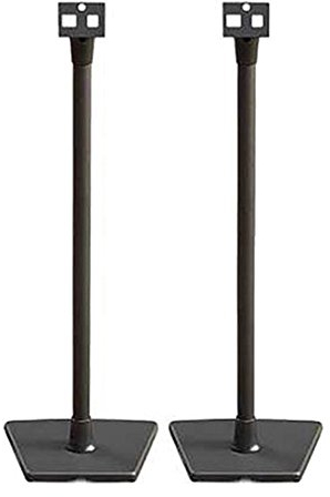 Sanus WSS22-B2 Wireless Speaker Stands designed for Sonos One, Play:1 and Play:3 - Pair (Black)