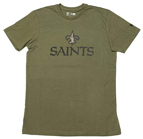 New Era New Orleans Saints Camo Logo Olive T- Shirt - 4XL