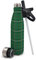 NERTHUS Botella Escocesa Pajita + tapón Rosca/Green Kilt Bottle + 2 lids, Acero Inoxidable, Verde Escoces, 500 ml