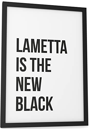 Papierschmiede® XMAS Poster, A4 (21x30 cm) Deko mit Spruch zu Weihnachten, Wohnzimmer Wanddeko, Schlafzimmer, Küche Dekoration ohne Rahmen, Lametta