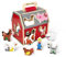 Melissa & Doug Spielzeugscheune zum Sortieren aus Holz mit für unterwegs 10 Spielfiguren, Bauernhof-Spielzeug, Lernspielzeug zum Sortieren von Formen und Stapeln für Kleinkinder und Kinder ab 2 Jahren