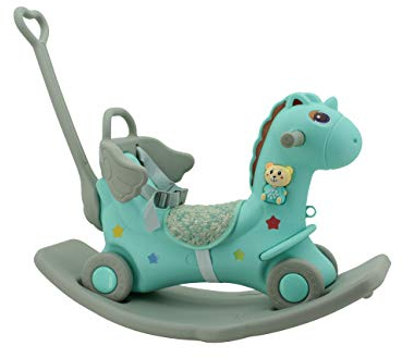 Sweety Toys 3-in-1 Einhorn Rutscher Wippe Lauflernrad Pegasus für Kleinkinder & Einhorn-Fans, Unisex, Kinder