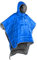 Winter Poncho Mantel Outdoor Camping Wärme kleine Steppdecke wasserabweisend Schlafsack Mantel Cape mit Hut für Erwachsene Männer Frauen (Hellblau)
