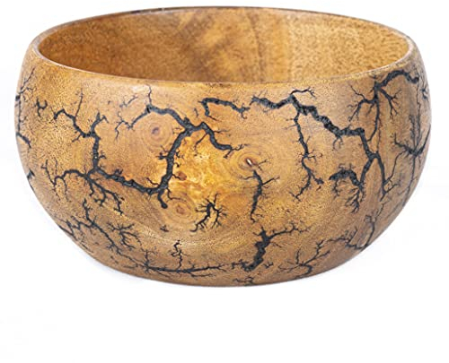 GoCraft Mango Wood Nut Bowl, Small, 6 Diameter x 3 Height, Single Bowl
